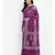 purple banarasi silk woven saree with blouse