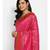 pink katan silk woven saree with blouse