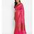 pink katan silk woven saree with blouse