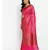 pink katan silk woven saree with blouse