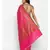 pink katan silk woven saree with blouse