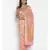 pink pure chiffon woven saree with blouse