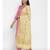 Yellow Cotton Silk Banarasi  printed  dupatta