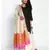 Beige Munga Silk Banarasi  printed  dupatta