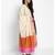 Beige Munga Silk Banarasi  printed  dupatta