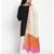 Beige Munga Silk Banarasi  printed  dupatta