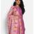 Purple Munga Silk Banarasi  printed 4 dupatta