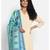 Blue Munga Silk Banarasi  printed 5 dupatta