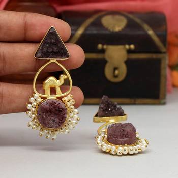 Brown danglers-drops 2
