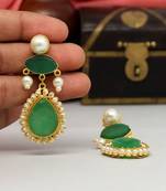 Green danglers-drops