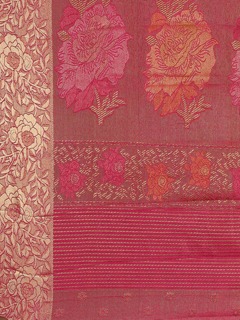 CLASSICATE from the house of The Chennai Silks Mustard Taffeta Saree With Running Blouse