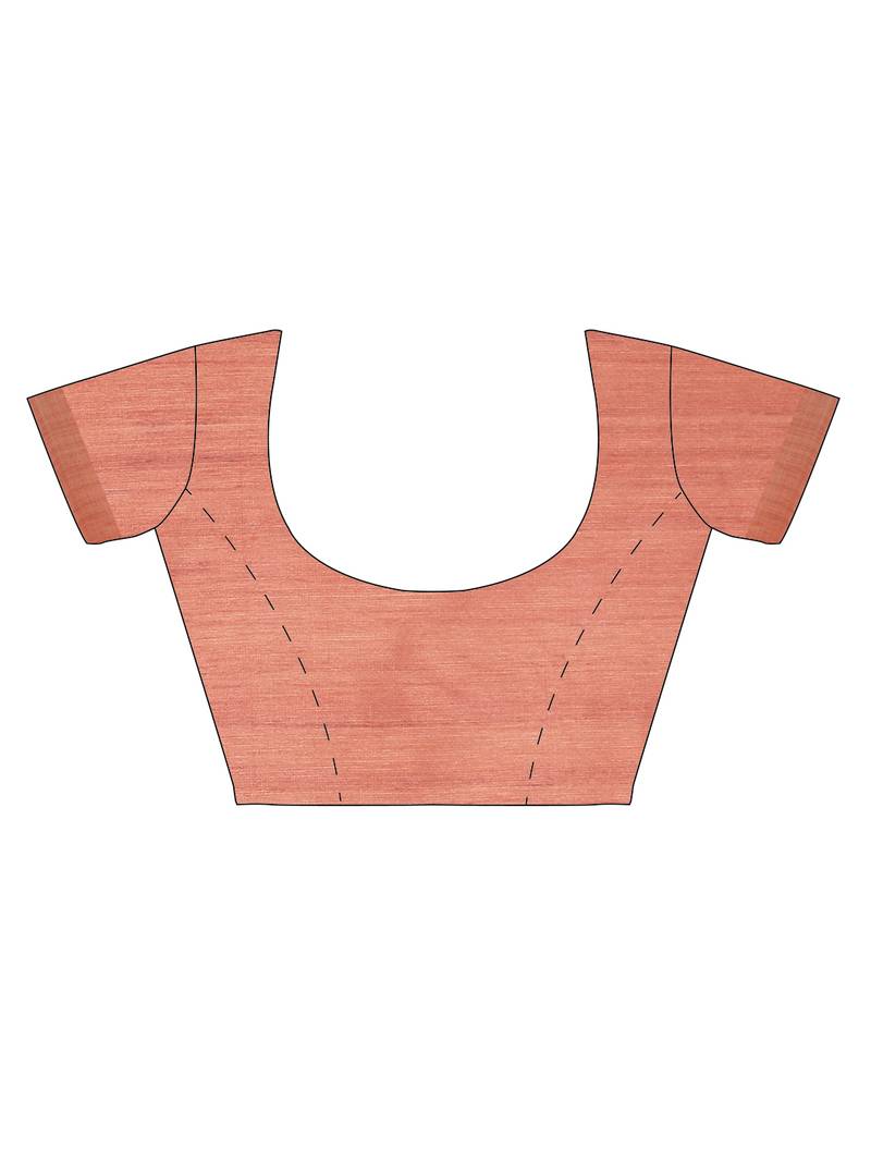 CLASSICATE from the house of The Chennai Silks Beige Printed Dupion Saree With Running Blouse