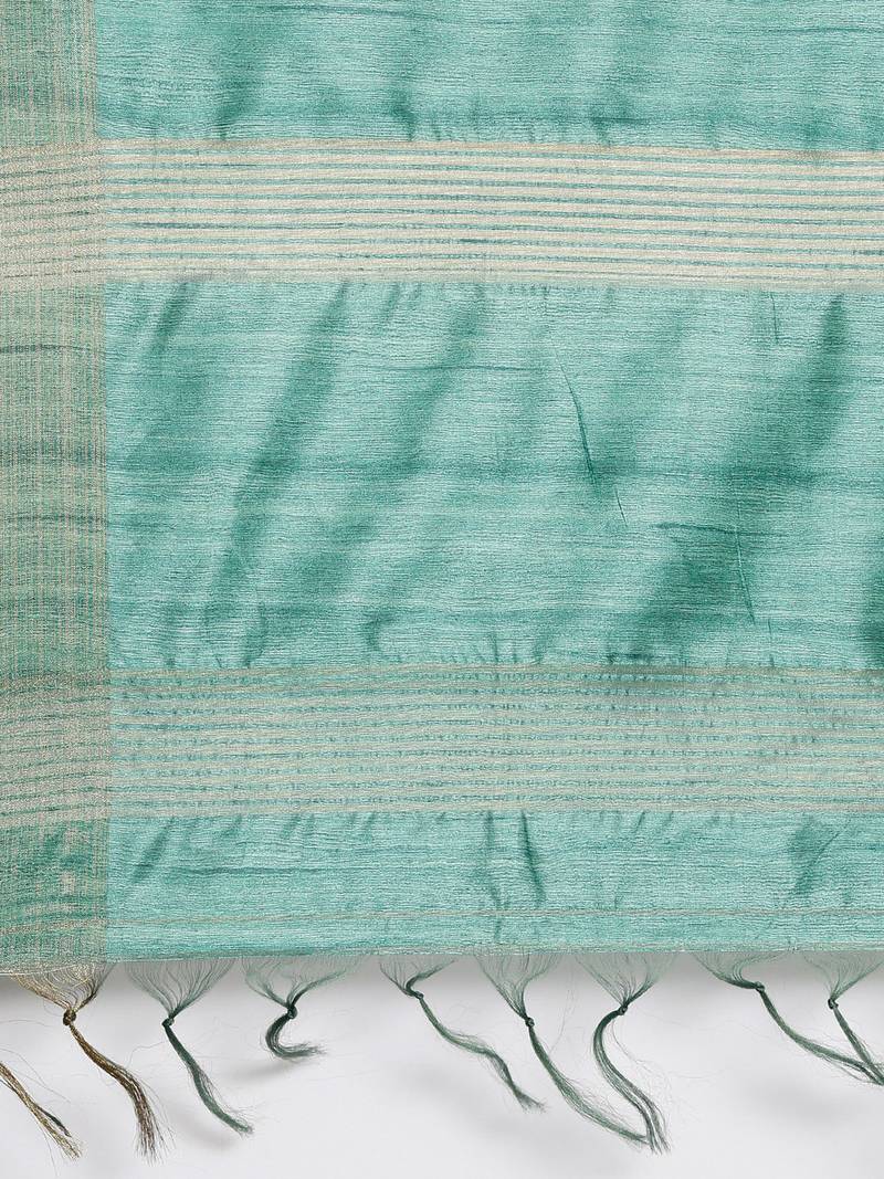 CLASSICATE from the house of The Chennai Silks Beige Printed Dupion Saree With Running Blouse