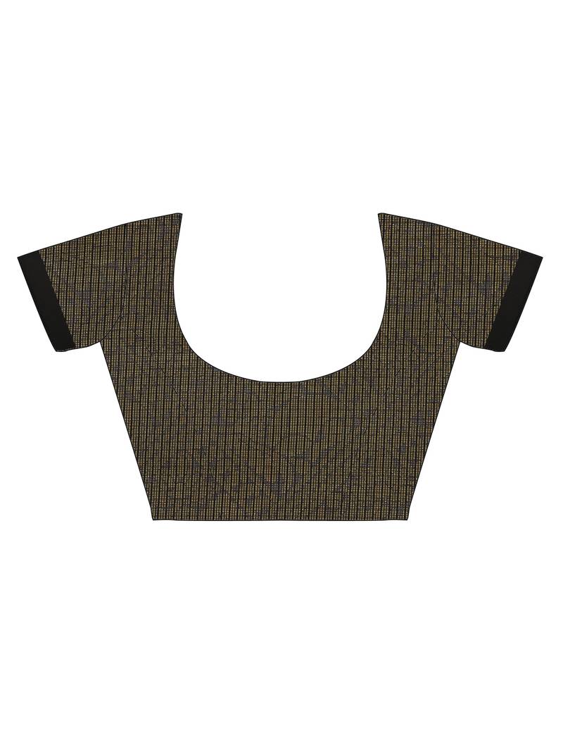 CLASSICATE from the house of The Chennai Silks Black Brasso Weaving Saree With Running Blouse