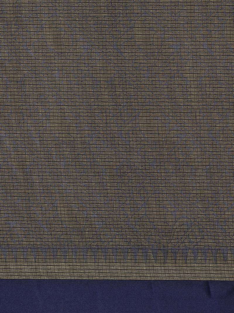 CLASSICATE from the house of The Chennai Silks Navy Blue Brasso Weaving Saree With Running Blouse