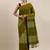 CLASSICATE from the house of The Chennai Silks Green Pure Cotton Venkatagiri Saree Without Blouse