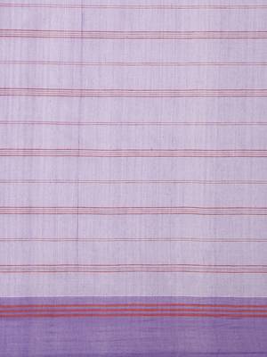 CLASSICATE from the house of The Chennai Silks Purple Pure Cotton Venkatagiri Saree Without Blouse 4