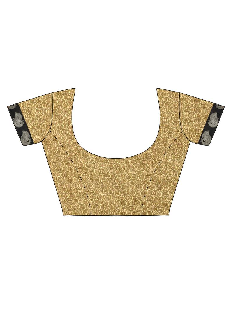 CLASSICATE from the house of The Chennai Silks Orange Organza Weaving Saree With Running Blouse