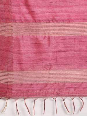 CLASSICATE from the house of The Chennai Silks Beige Printed Jute Cotton Saree With Running Blouse 5