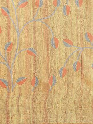 CLASSICATE from the house of The Chennai Silks Yellow Printed Jute Cotton Saree With Running Blouse 4