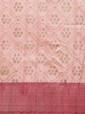 CLASSICATE from the house of The Chennai Silks multicolor Printed Jute Cotton Saree With Running Blouse 4