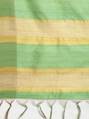 CLASSICATE from the house of The Chennai Silks Pink Printed Jute Cotton Saree With Running Blouse 5