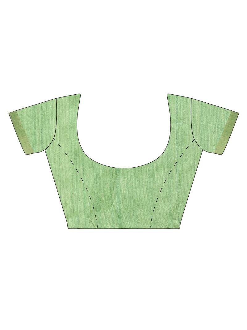 CLASSICATE from the house of The Chennai Silks Pink Printed Jute Cotton Saree With Running Blouse