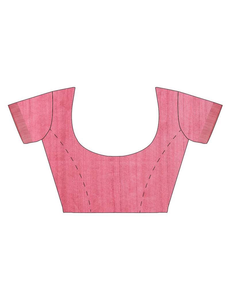 CLASSICATE from the house of The Chennai Silks Grey Printed Jute Cotton Saree With Running Blouse