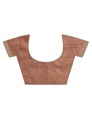 CLASSICATE from the house of The Chennai Silks Beige Printed Dupion Saree With Running Blouse 6