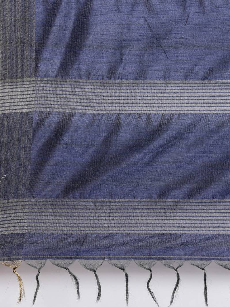 CLASSICATE from the house of The Chennai Silks Maroon Printed Dupion Saree With Running Blouse