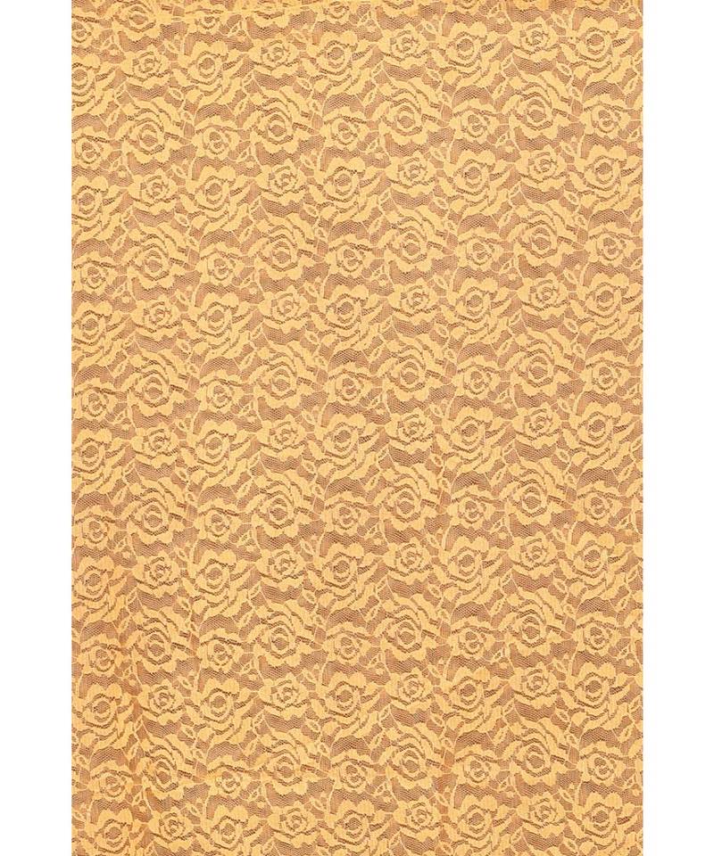 Cream polyester Printed Net  curtain