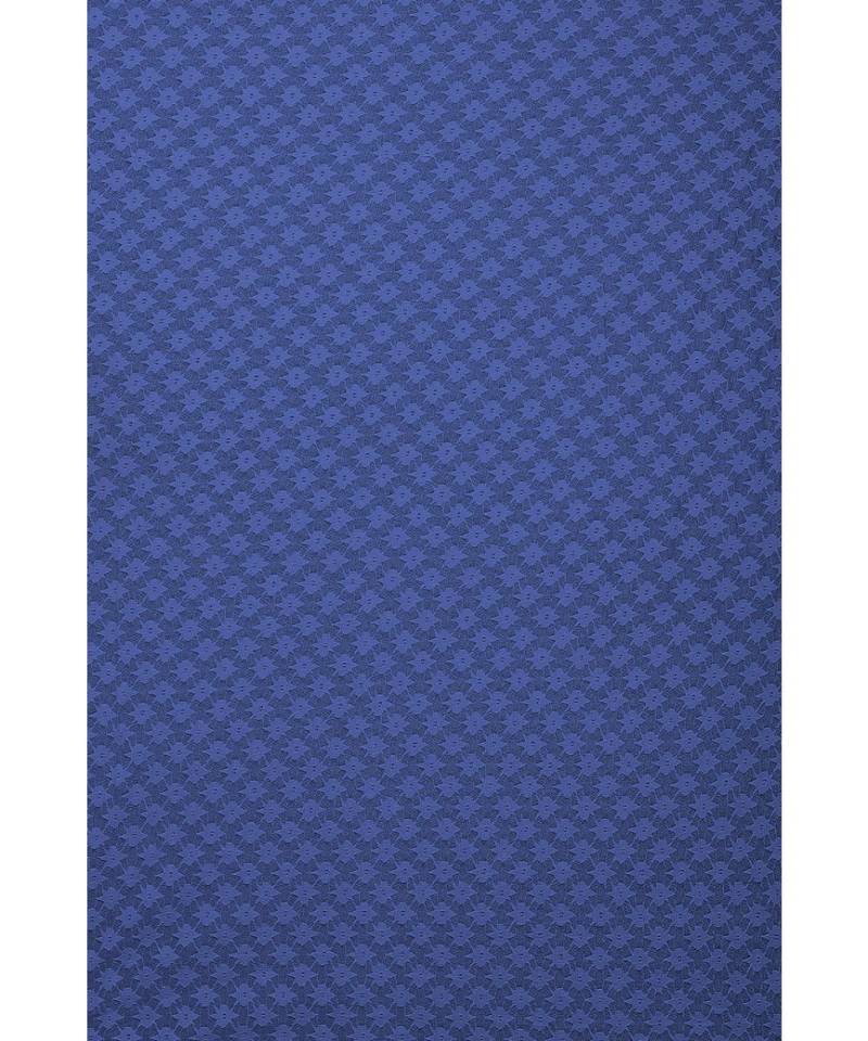 blue polyester Printed Net  curtain