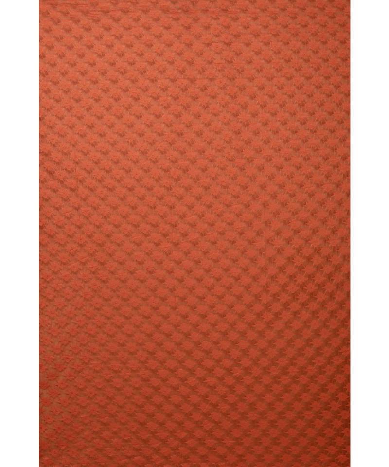 Orange polyester Printed Net  curtain