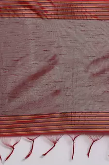 CLASSICATE from the house of The Chennai Silks Red Dupion Saree With Running Blouse