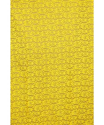Yellow polyester Printed Net  curtain 2