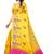 CLASSICATE from the house of The Chennai Silks Yellow Printed Soft Litchi Saree With Running Blouse