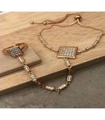 Premium Quality Adjustbale Stone Embellished Handcuff