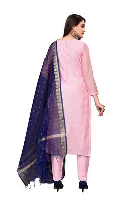 Light-pink thread faux chanderi salwar 3