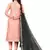 Light-peach thread faux chanderi salwar