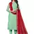 Light-green thread faux chanderi salwar