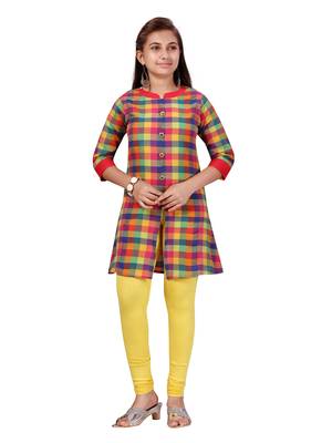 Multicolor plain cotton kids-tops 1