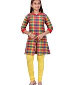 Multicolor plain cotton kids-tops