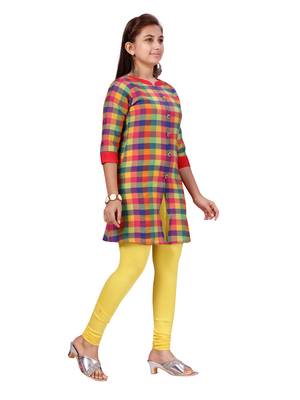 Multicolor plain cotton kids-tops 2