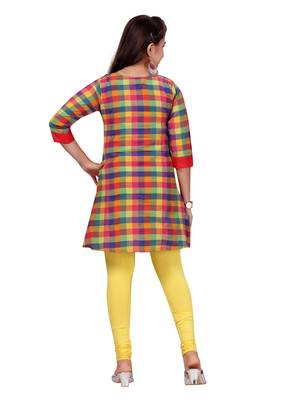 Multicolor plain cotton kids-tops 4
