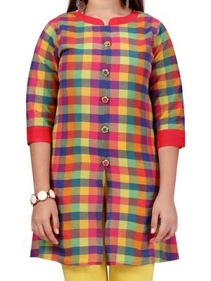Multicolor plain cotton kids-tops 5
