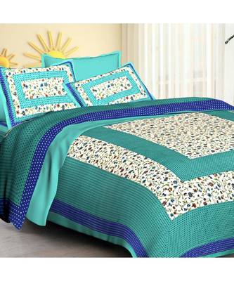multicolor cotton fitted sheets   bedsheet with Pillowcover 1