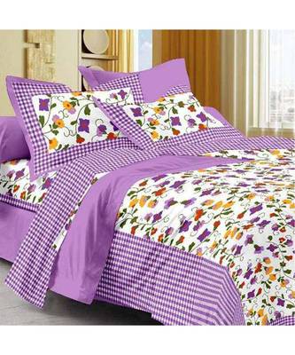 multicolor cotton fitted sheets   bedsheet with Pillowcover 1