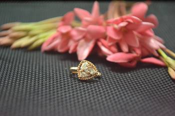 Casual Shimmering clip on nose stud or nose clip gold plated with american diamond nose ring 3