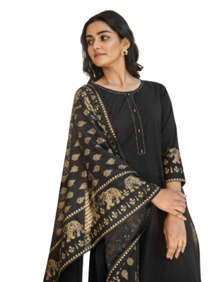 Black Kurti Set 1
