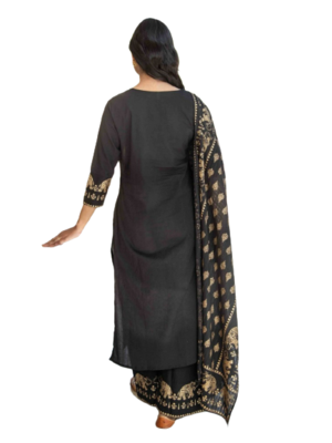 Black Kurti Set 4